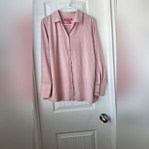 Pink Button-Up Shirt